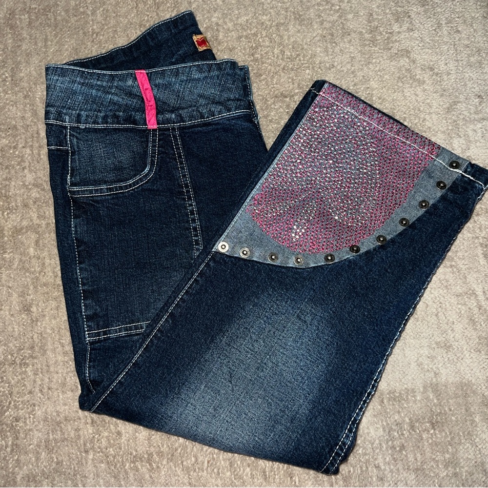 Y2K vintage Apple Bottom Jeans Capris Sz 4